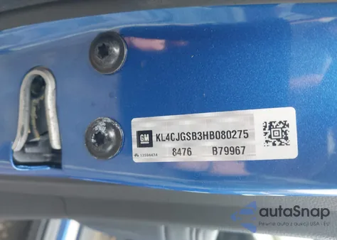 2017 Buick Encore Essence из США, поврежденный, VIN KL4CJGSB3HB080275